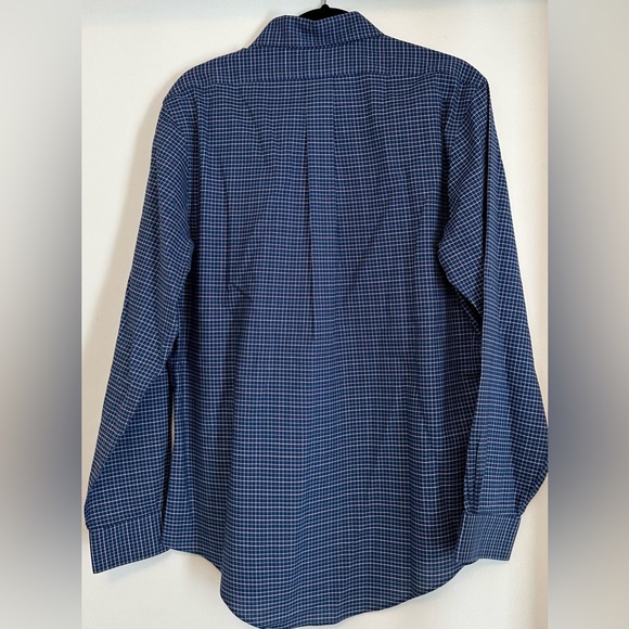 Brooks Brothers Regent Button Down, Blue Check Print, Medium - Picture 3 of 6